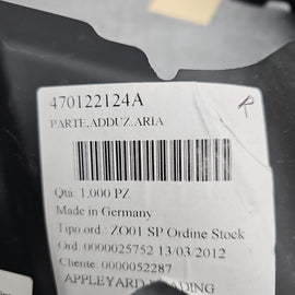 Lamborghini Aventador LP700 Coupe RH WATER RADIATOR CONVEYOR AIR DUCT 470122124A