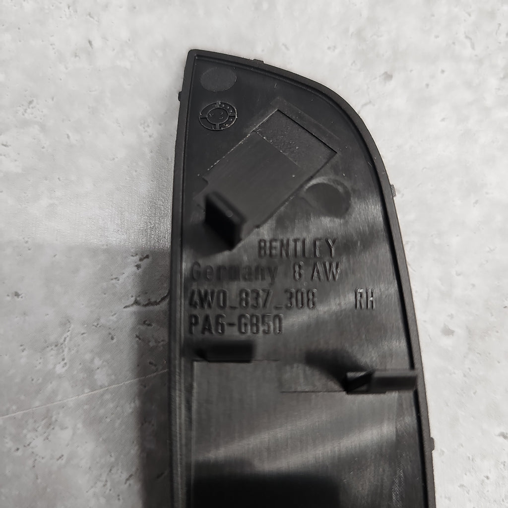 BENTLEY BENTAYGA, CONTINENTAL DOOR HANDLE SHIELD CAP 4W0837308