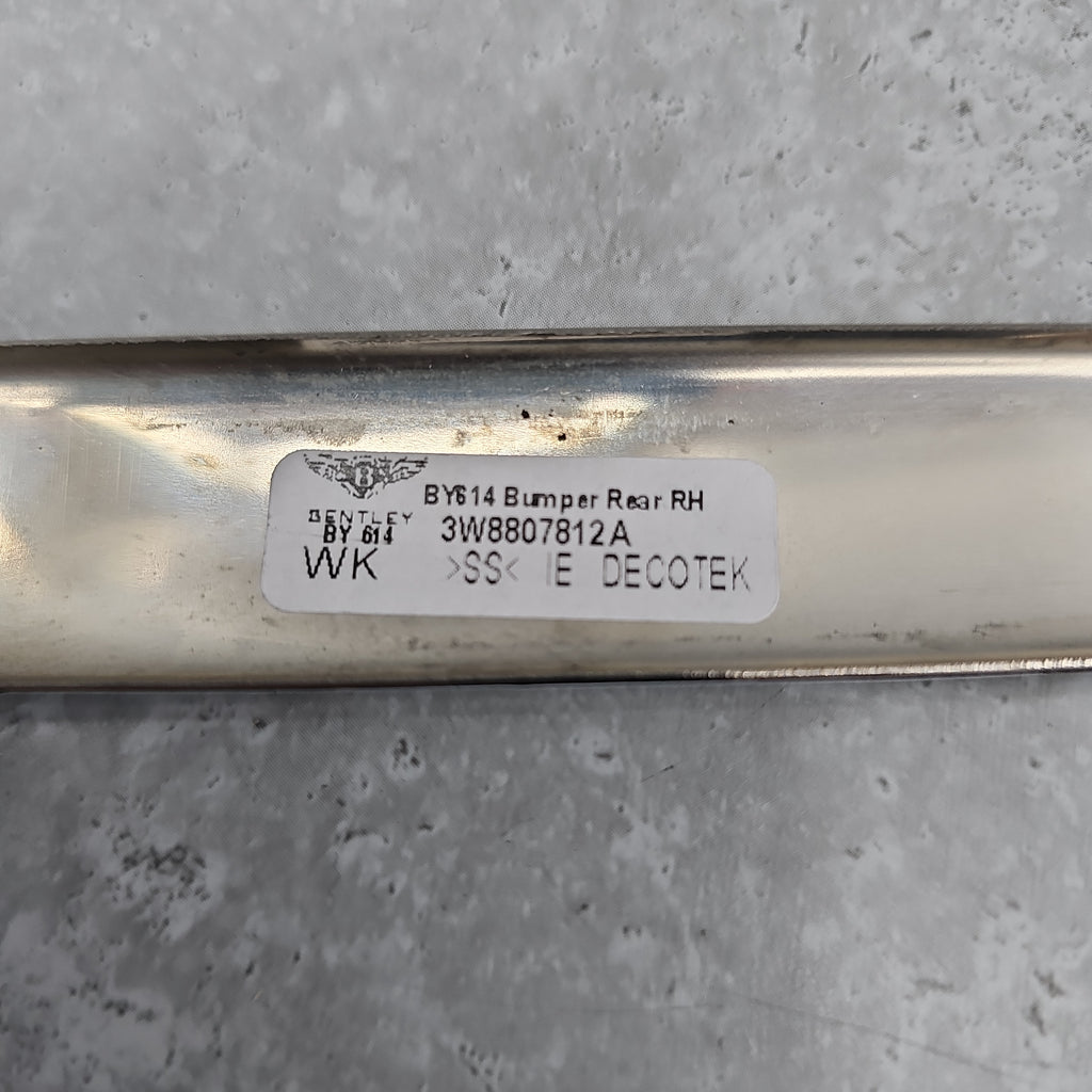 BENTLEY CONTINENTAL REAR BUMPER TRIM 3W8807812A
