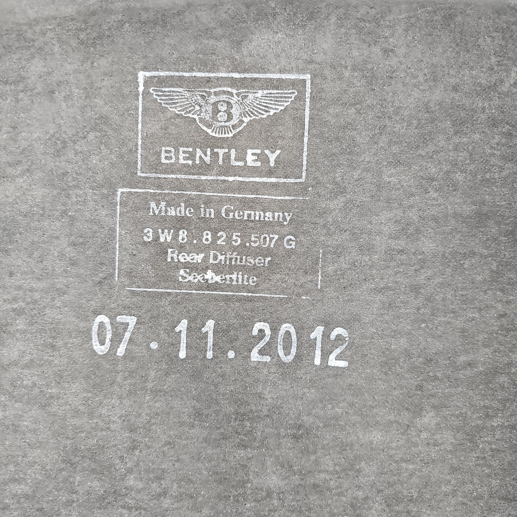 BENTLEY CONTINENTAL GT MK2 11-18 REAR SPLASH SHIELD UNDER TRAY 3W8825507G