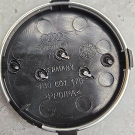 AUDI CENTER CAP BLACK 4B0601170