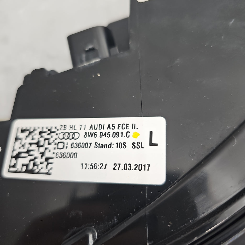 AUDI A5 LED LEFT HAND REAR LAMP 8W6945091C