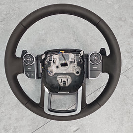 RANGE ROVER SPORT BROWN LEATHER STEERING WHEEL WITH RRS PADDLE SHIFTERS FK623F563EA