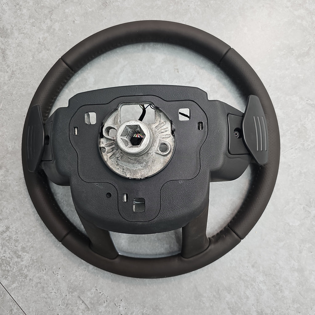 RANGE ROVER SPORT BROWN LEATHER STEERING WHEEL WITH RRS PADDLE SHIFTERS FK623F563EA