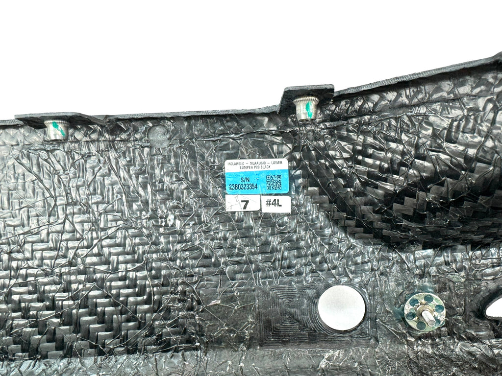 MCLAREN P28 750S REAR LOWER BUMPER 23B0323354 - MSO CARBON
