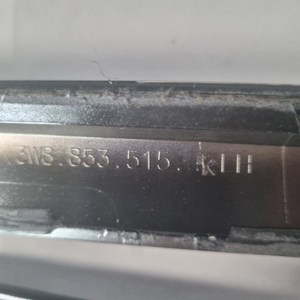 BENTLEY CONTINENTAL DOOR TRIM 6 PIECES BLACK 3W8 853 535