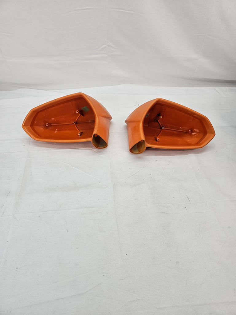 Lamborghini gallardo wing mirror cover left/right orange used 2004-2008  LB10320001/2