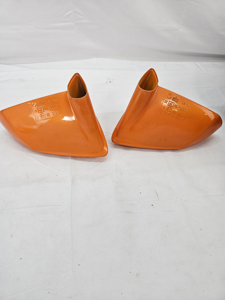 Lamborghini gallardo wing mirror cover left/right orange used 2004-2008  LB10320001/2