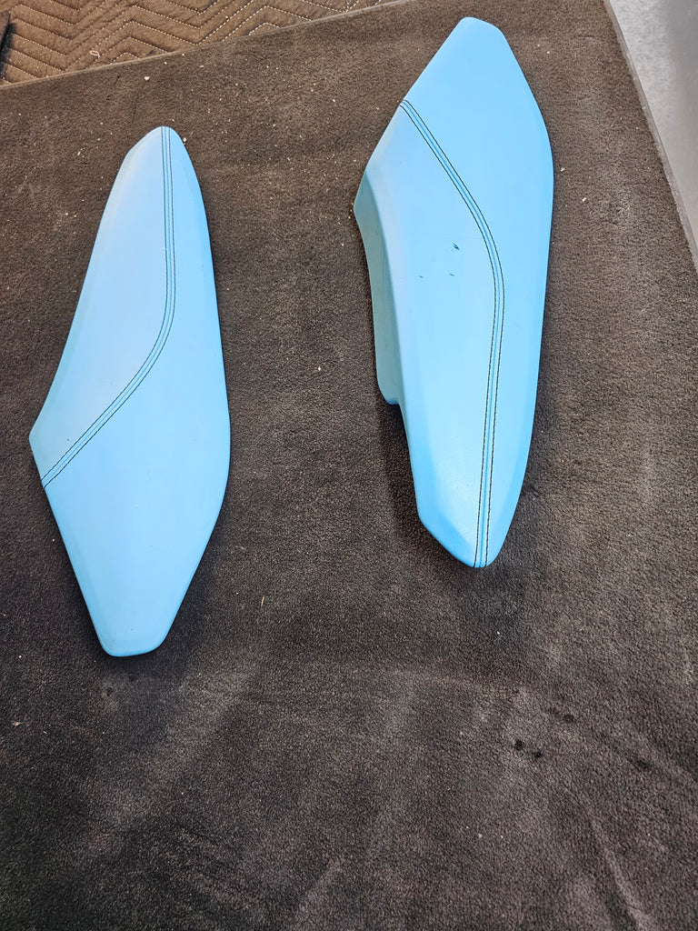 Lamborghini huracan Center console trim set BLUE LEATHER 4T2858793E