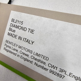 BENTLEY Official Diamond Tie Blue BL2115
