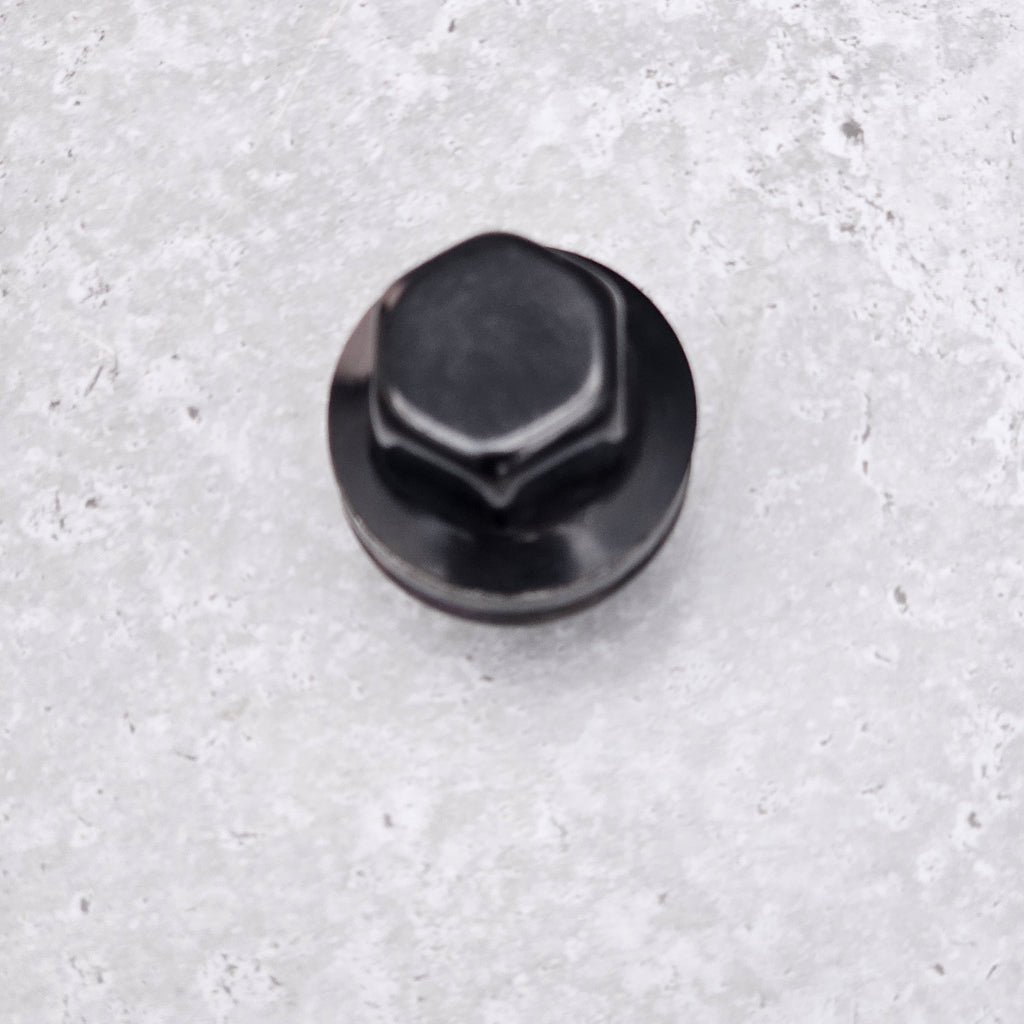RANGE ROVER 14X1.5MM 46MM THREAD 22MM HEX BLACK WHEEL NUT GNFFBRANG22