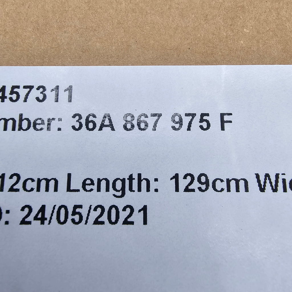 BENTLEY REAR LID TRIM PANEL BLACK 36A867975F