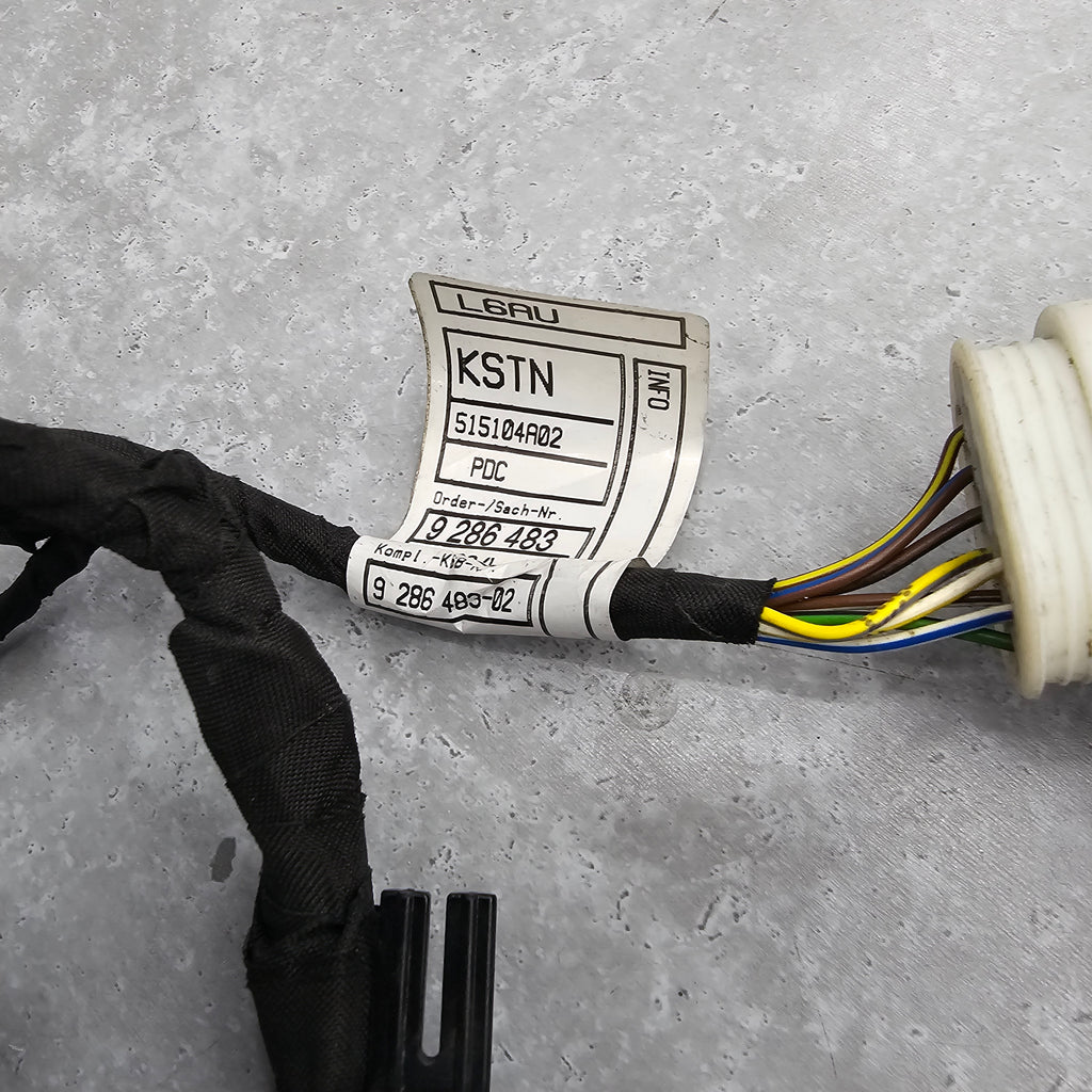 BMW M5 F10 11-16 SALOON FRONT BUMPER PARKING PDC SENSOR LOOM 9286483