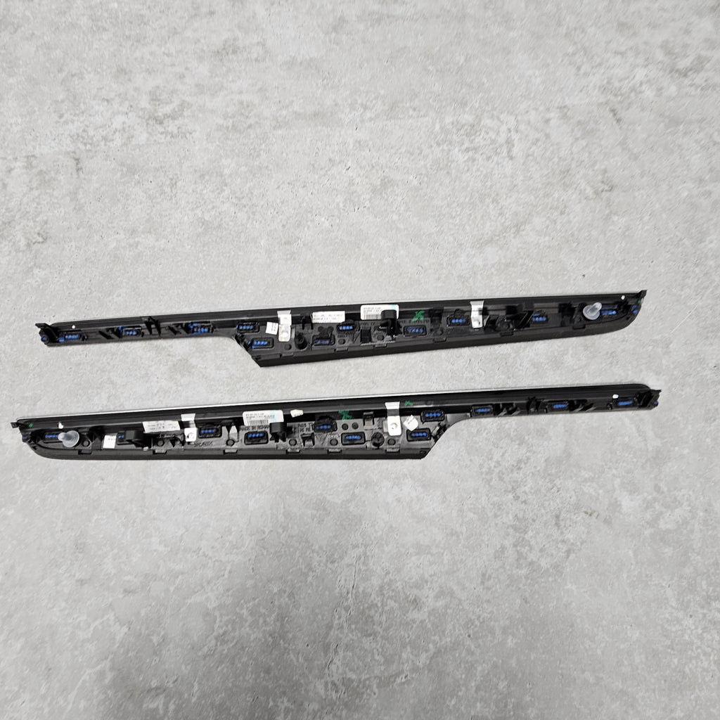 PORSCHE MACAN ALUMINIUM MOLDING FOR REAR RIGHT / LEFT DOOR TRIMS 95 B.867.061.E U03/062.E U03