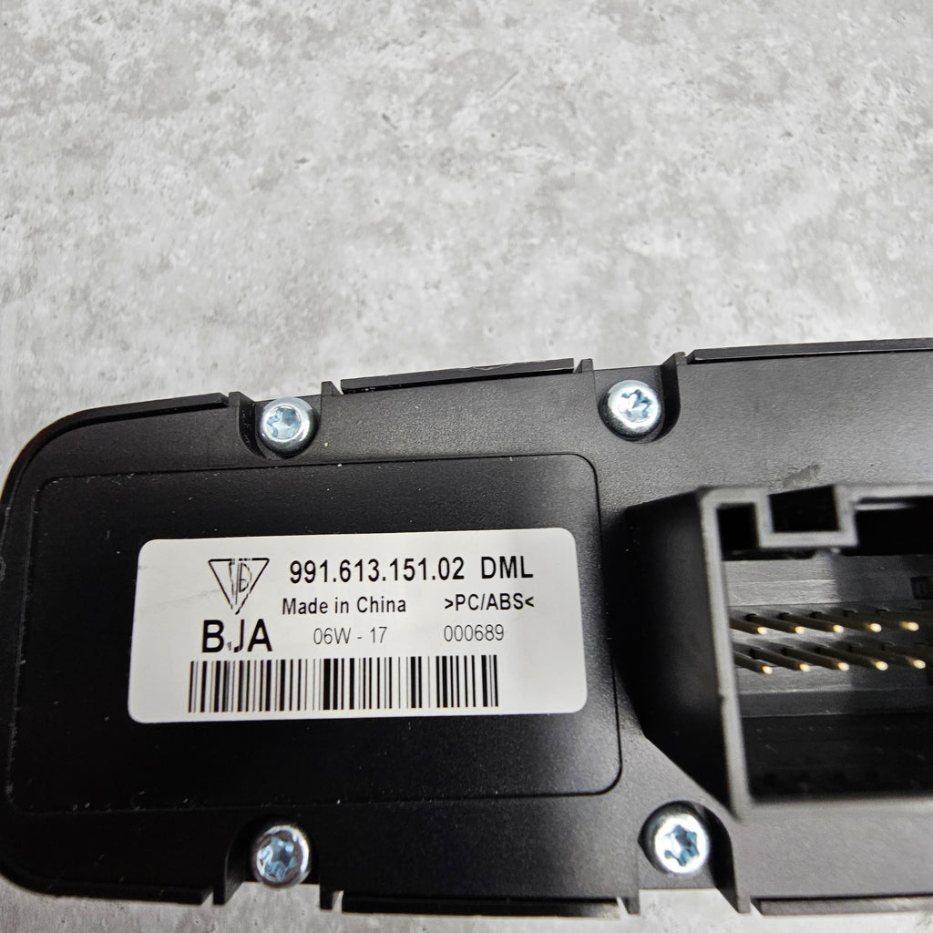 PORSCHE 991 DRIVER WINDOW SWITCH MODULE  99161315502DML