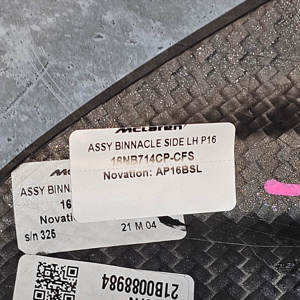 MCLAREN ARTURA MSO CARBON BINNACLE SIDE COVER SET 16NB714CP/16NB716CP