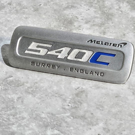 MCLAREN 540C INTERIOR BADGE - SILVER/ BLUE 13NA396CP