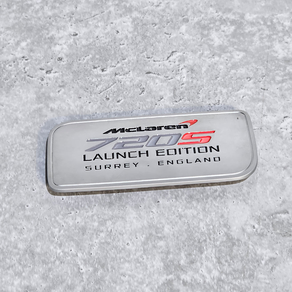 MCLAREN 720S "LAUNCH EDITION" INTERIOR BADGE 14NB201CP