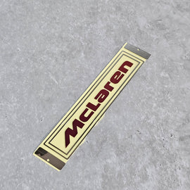 MCLAREN MSO HERITAGE BONNET BADGE KIT - CHROME