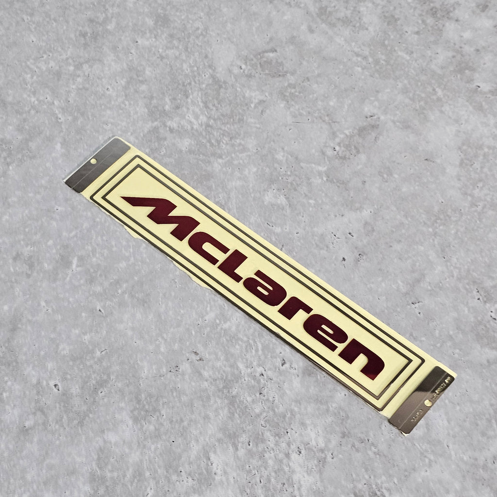 MCLAREN MSO HERITAGE BONNET BADGE KIT - CHROME