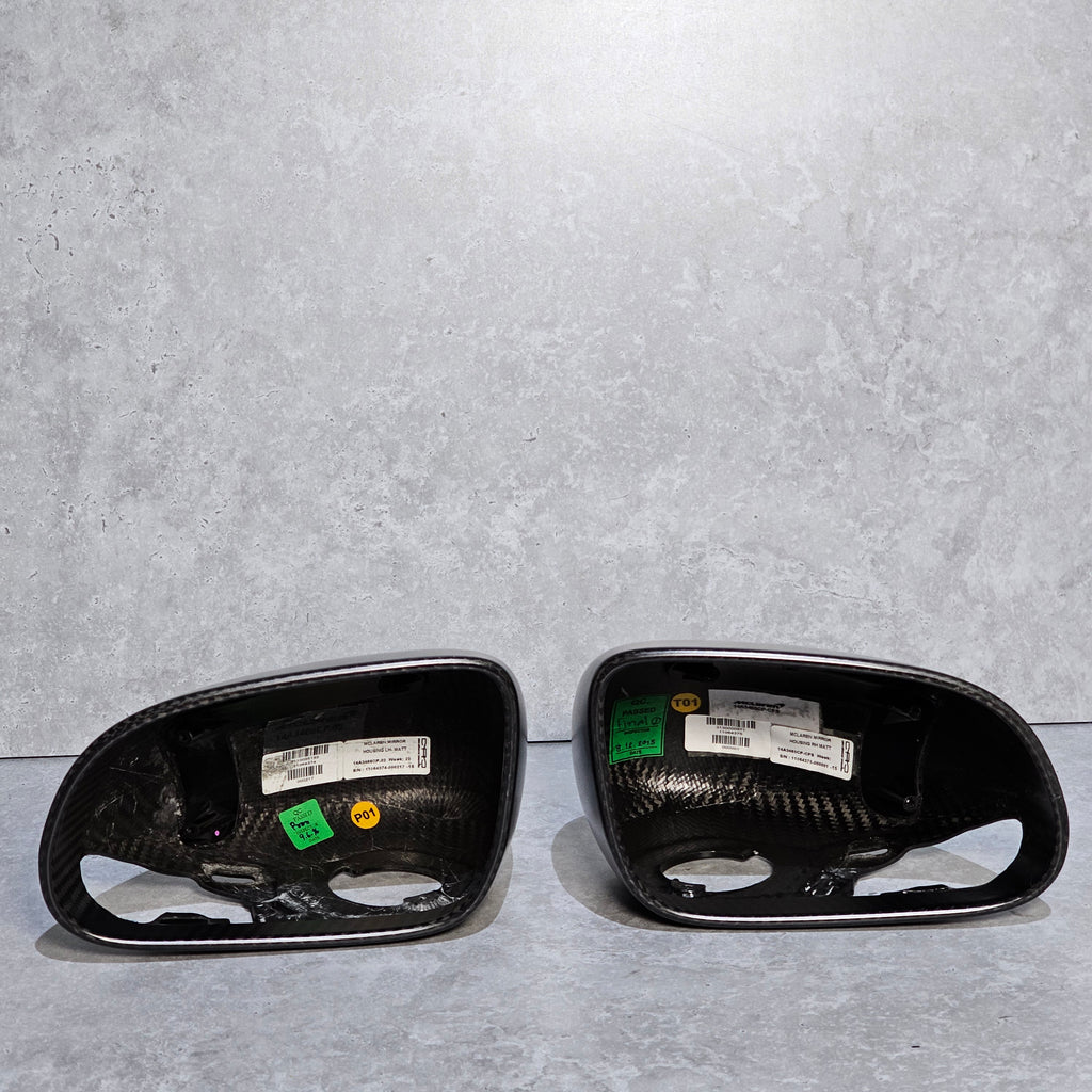 MCLAREN 720S MATT CARBON MIRROR CAPS COVERS 14A3465CP / 14A3466CP