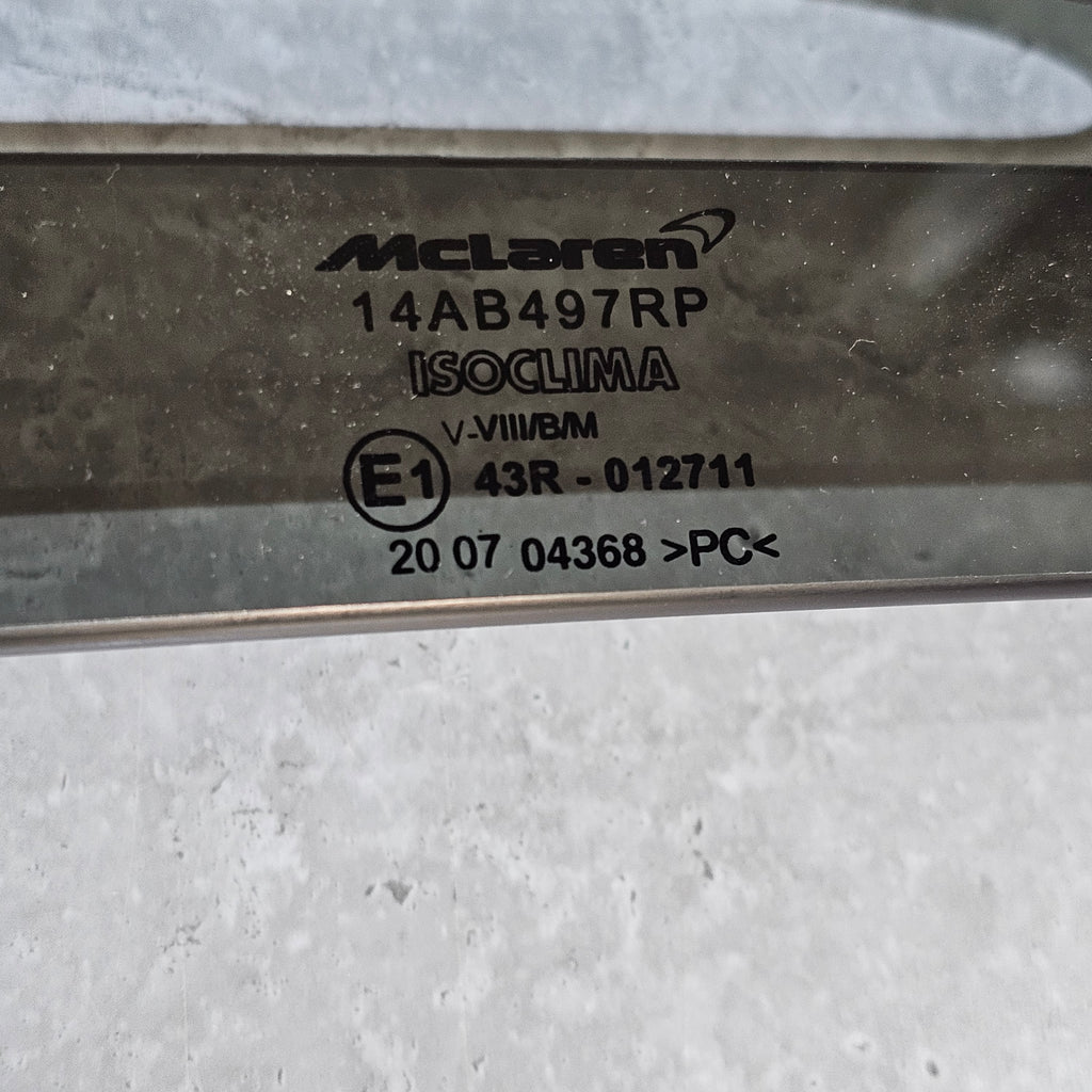 MCLAREN 765LT REAR ENGINE PERSPEX COVER 14AB497RP