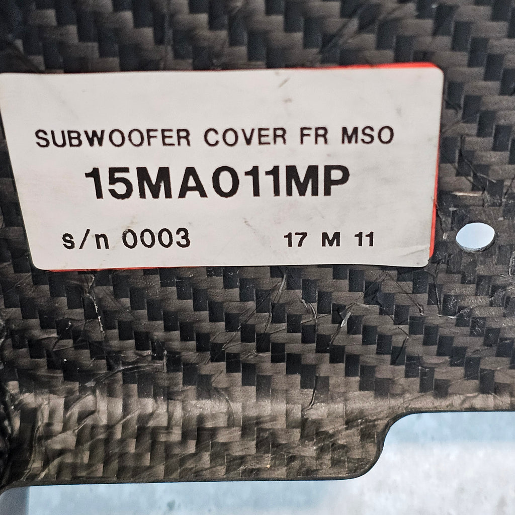 MCLAREN SENNA MSO CARBON SUBWOOFER COVER 15MA011MP