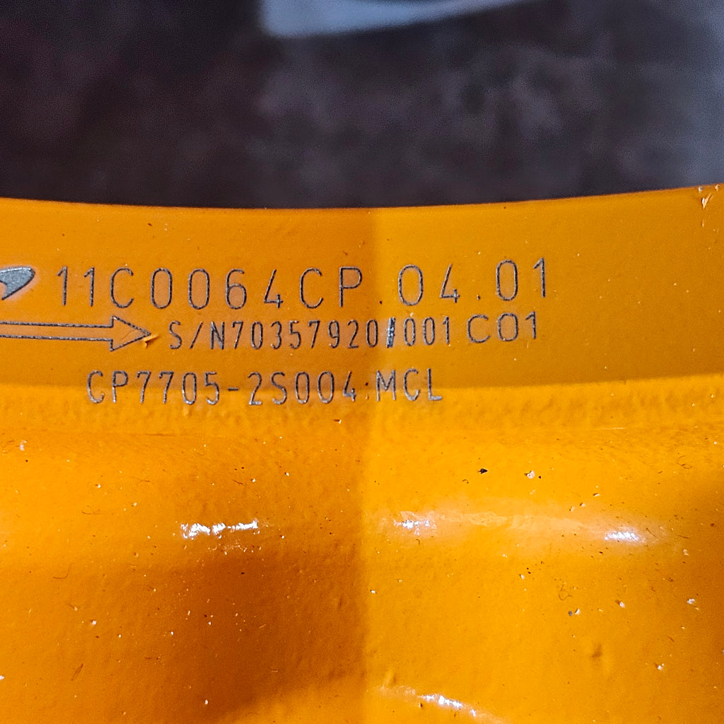 MCLAREN MP4 650S FRONT RIGHT 6-POT CERAMIC CALIPER (ORANGE) 11C0064CP.04.01
