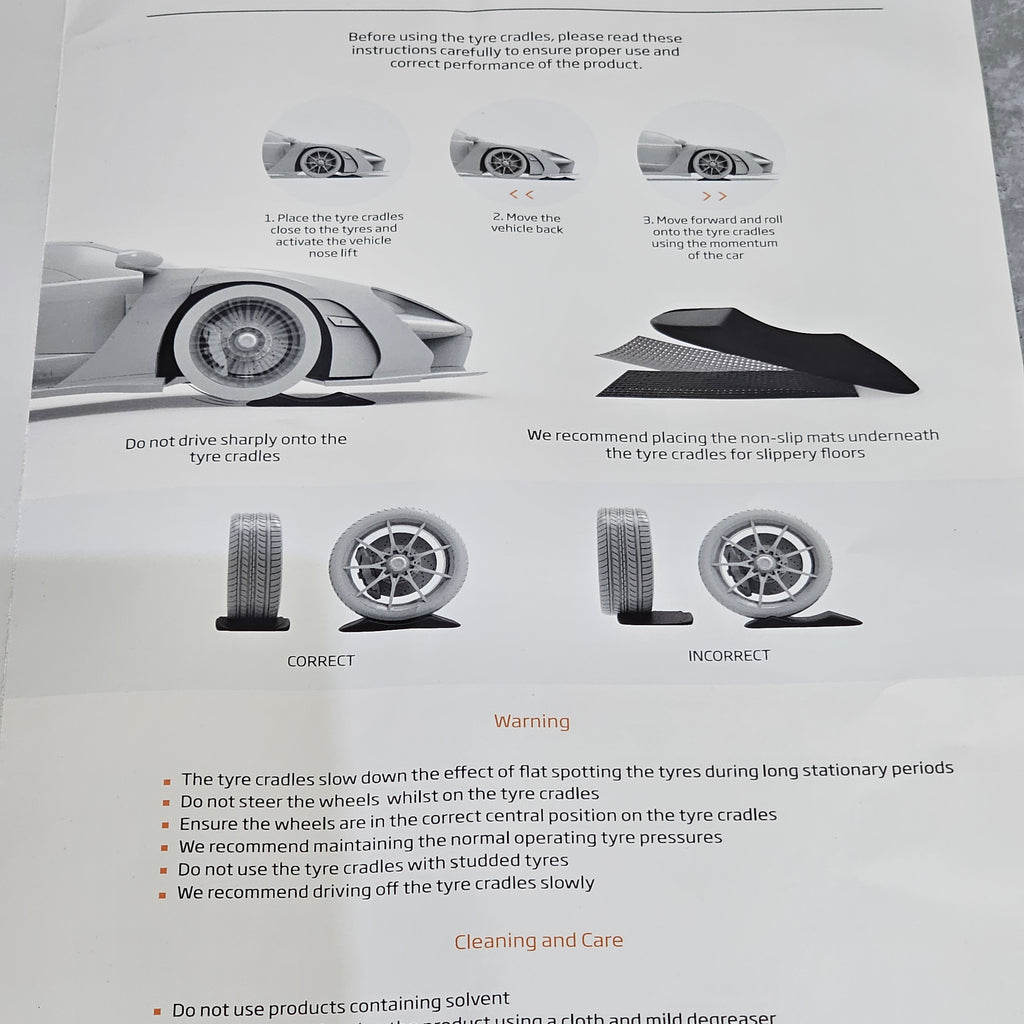 MCLAREN WHEEL ARCH CRADLES SET