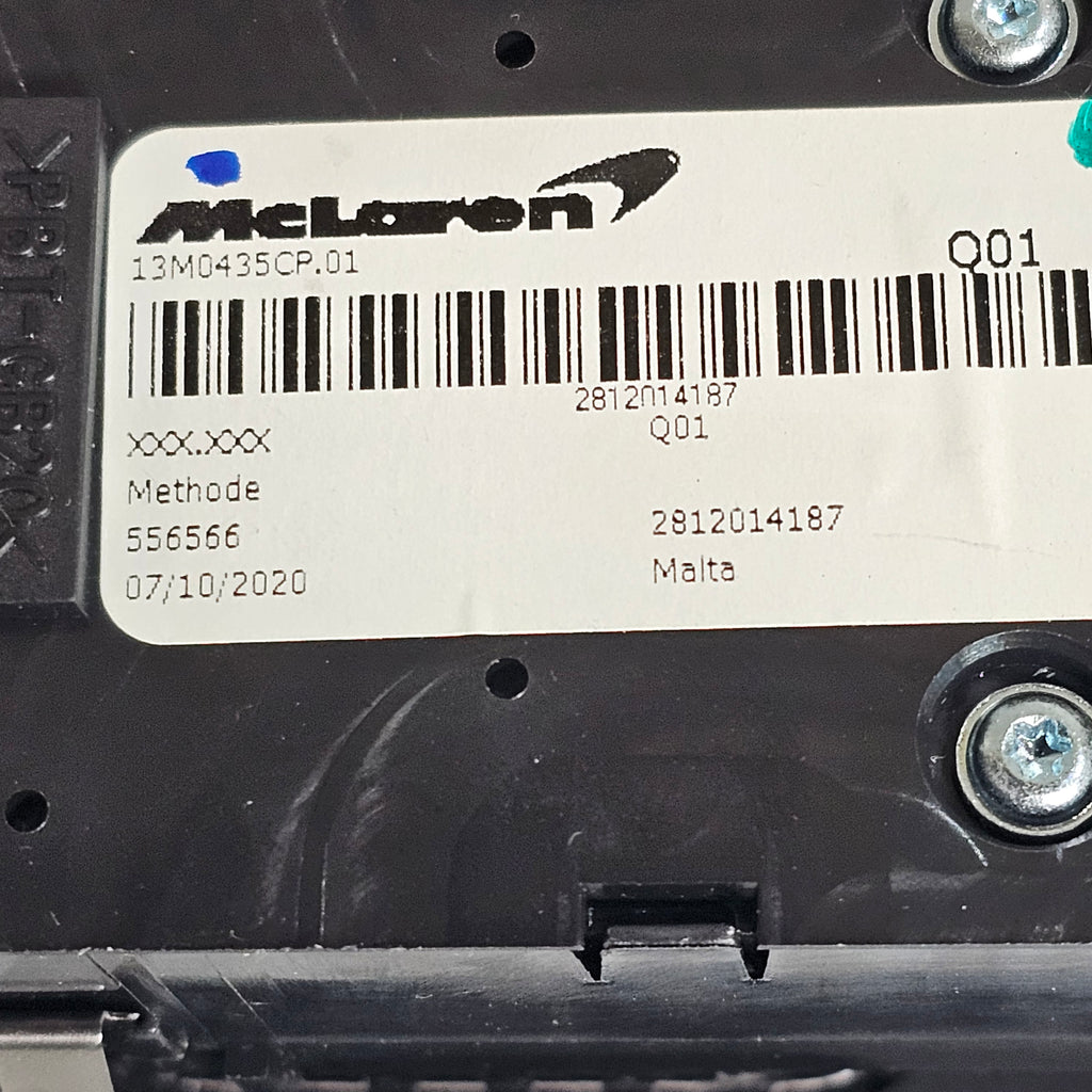 MCLAREN 570S/ 600LT DRIVER / PASSENGER DOOR SWITCH PACK SET - CARBON 13M0435CP / 13M0436CP
