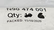 Load image into Gallery viewer, BENTLEY CONTINENTAL HEXAGON NUT, SHOULDERED N90474001