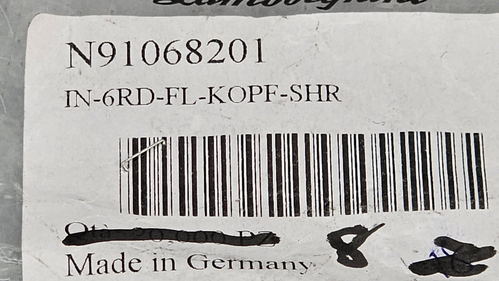 LAMBORGHINI HEXALOBULAR SOCKET M4X10 N91068201