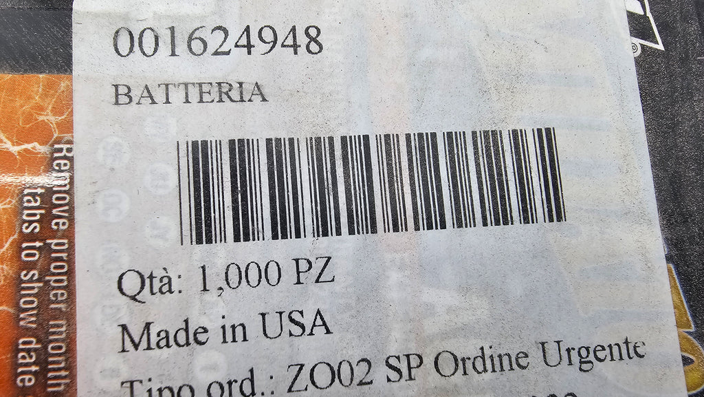LAMBORGHINI COUNTACH/ DIABLO BATTERY 001624948