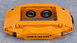 Load image into Gallery viewer, MCLAREN MP4 REAR RIGHT 4-POT IRON CALIPER (ORANGE ) 11C0074CP.04.01