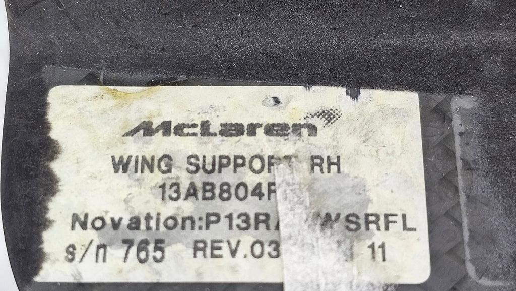 MCLAREN 600LT REAR WING SUPPORT RH 13AB804RP