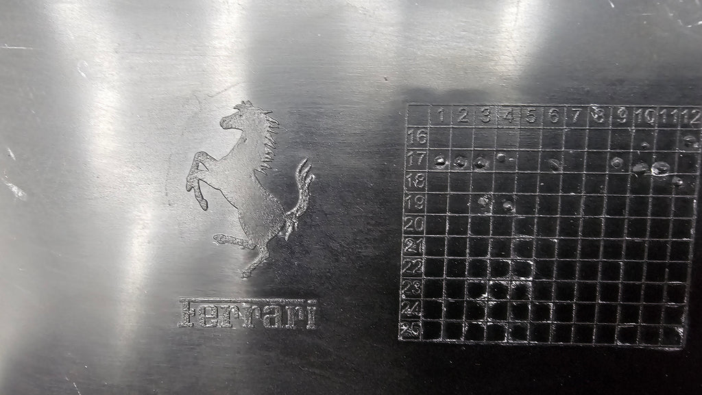 FERRARI 812 COMPLETE FIXING PLATE UNDER LOWER PART OF REAR SCREEN 89072900