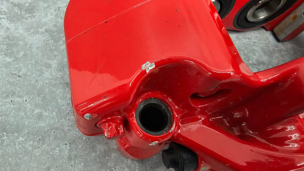 MCLAREN 720S REAR LEFT 4-POT CERAMIC CALIPER (RED) 14CA064CP