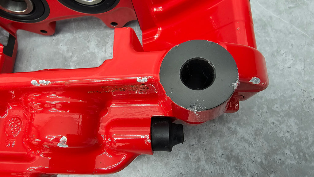 MCLAREN 720S REAR LEFT 4-POT CERAMIC CALIPER (RED) 14CA064CP