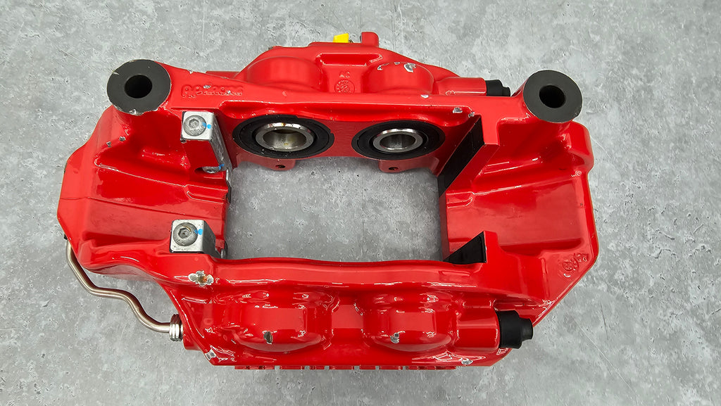 MCLAREN 720S REAR RIGHT 4-POT CERAMIC CALIPER (RED) 14CA065CP