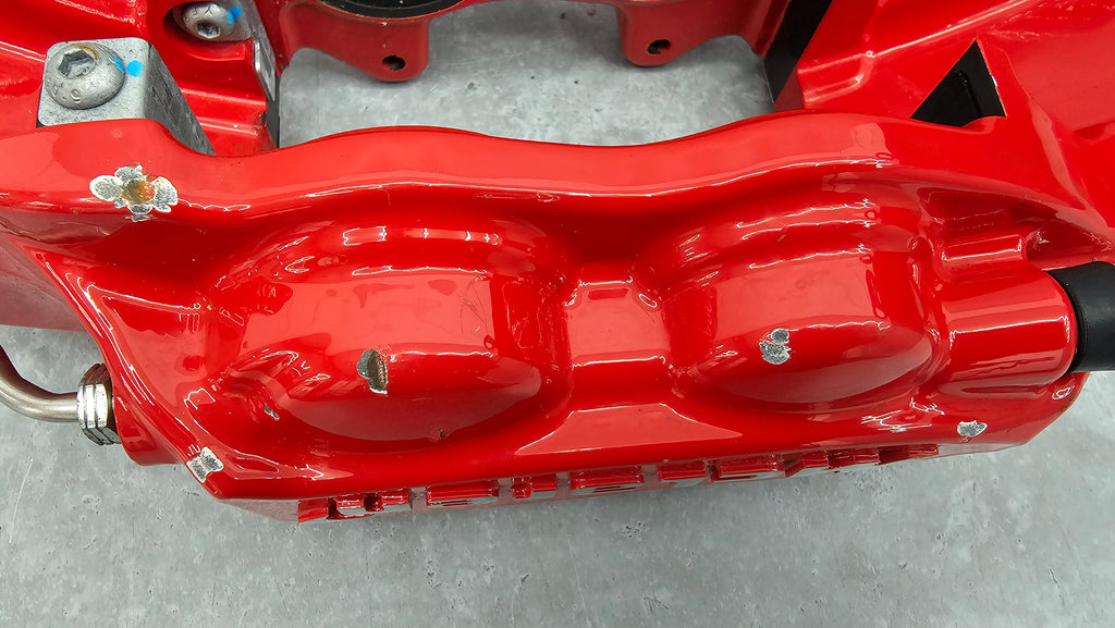 MCLAREN 720S REAR RIGHT 4-POT CERAMIC CALIPER (RED) 14CA065CP