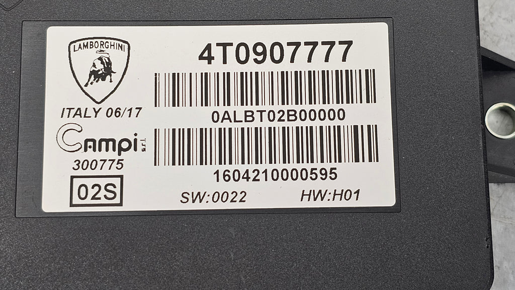 LAMBORGHINI HURACAN ELECTRIC CONTROL UNIT 4T0907777