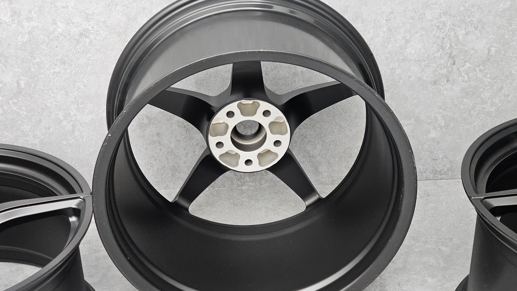 FERRARI F12 20" LA-FERRARI STYLE FORGED 5-SPOKE WHEELS SET - MATTE BLACK 70003285