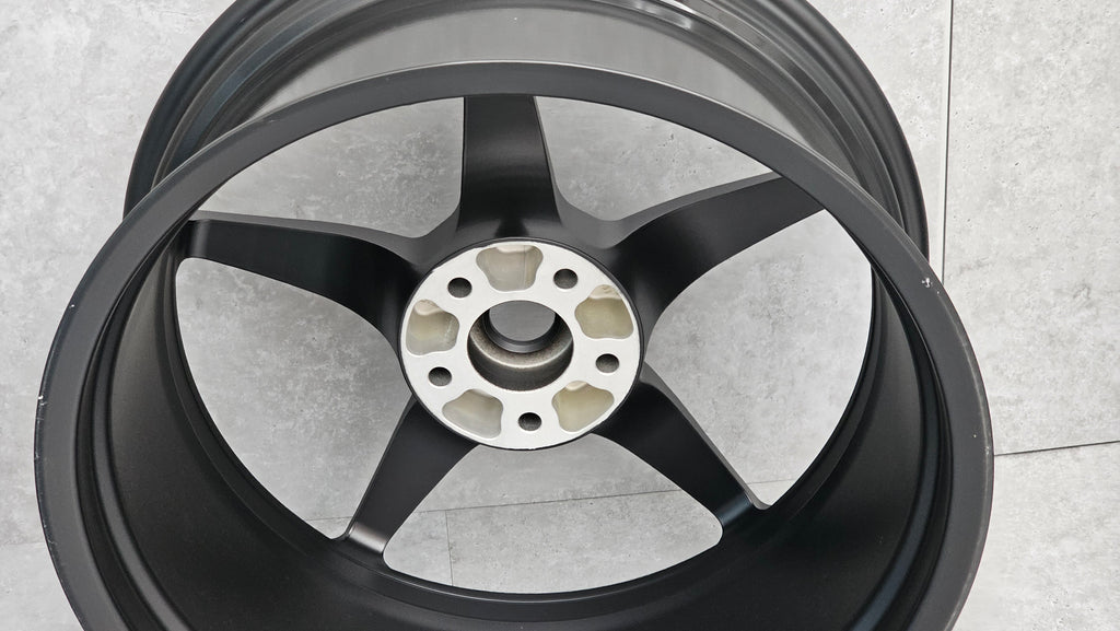 FERRARI F12 20" LA-FERRARI STYLE FORGED 5-SPOKE WHEELS SET - MATTE BLACK 70003285