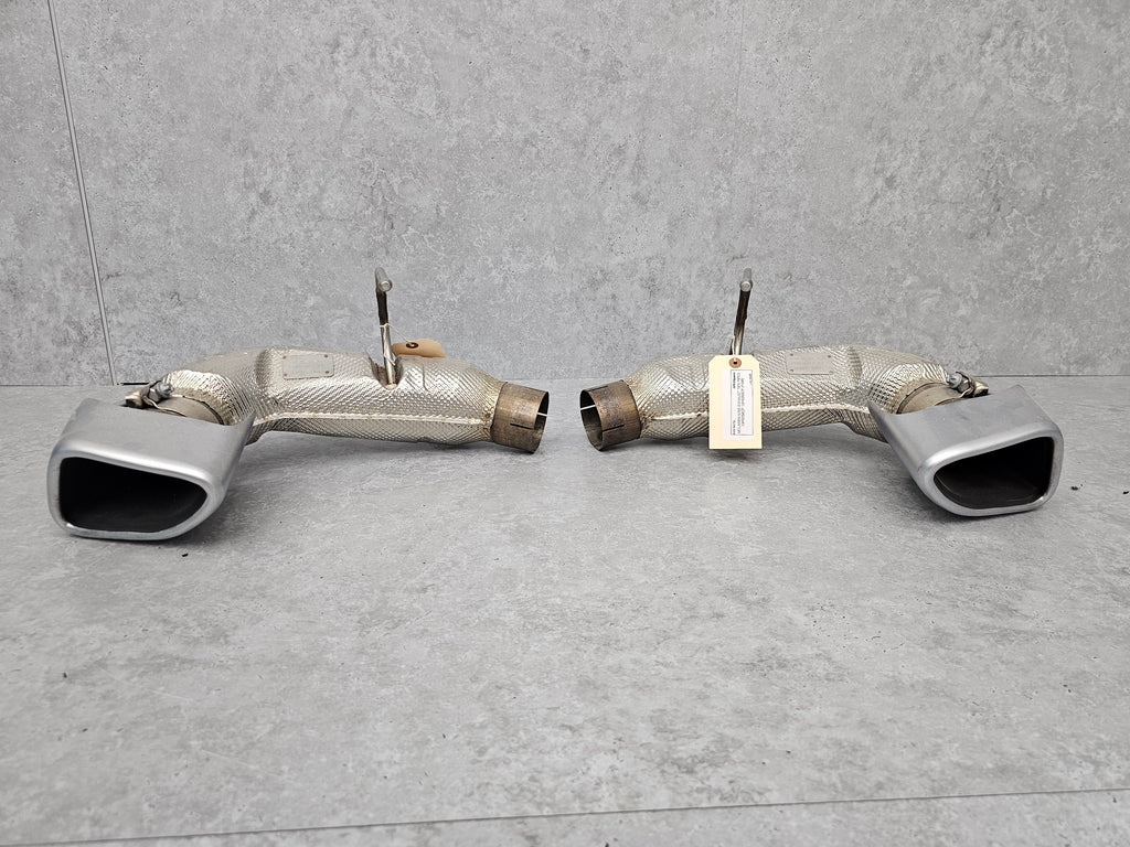 MCLAREN 570S EXHAUST TIPS PIPES 13H0258CP 13H0260CP (PAIR)