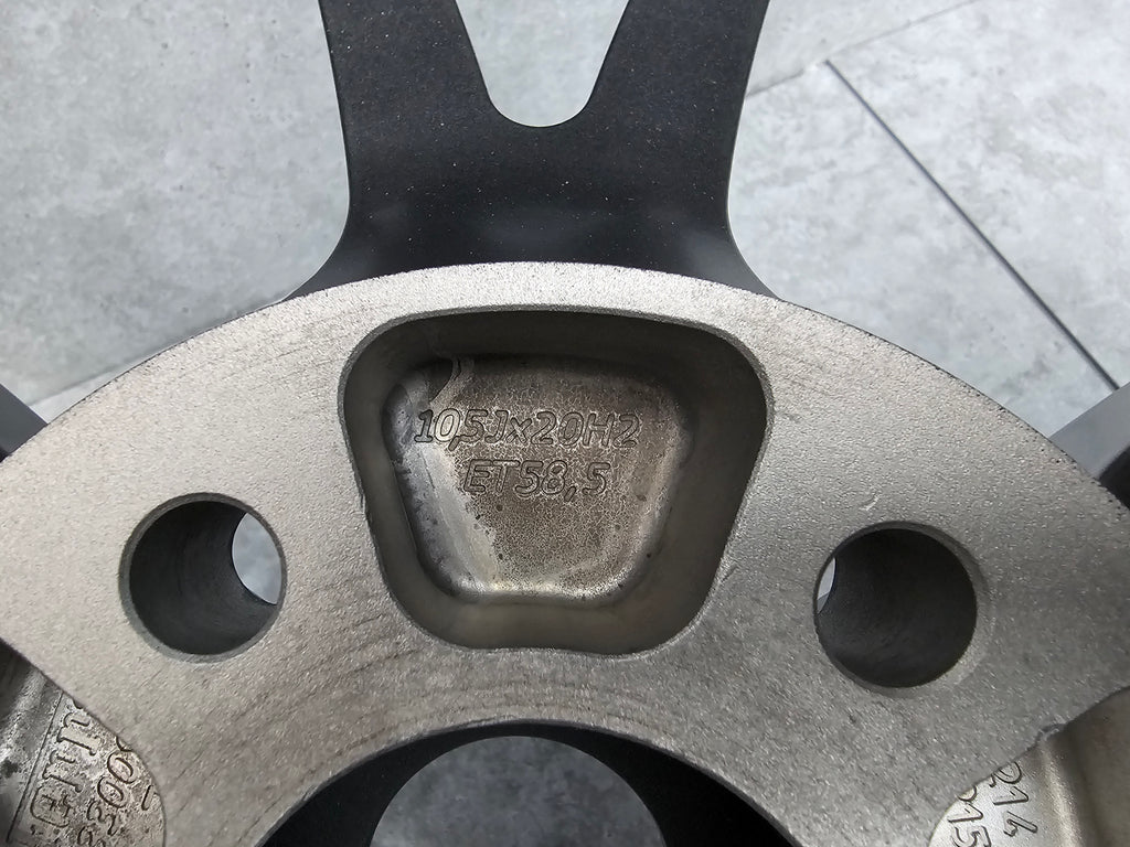 FERRARI 458 FORGED ACCESSORIES WHEEL SET (GRIGIO CORSA) 70002004