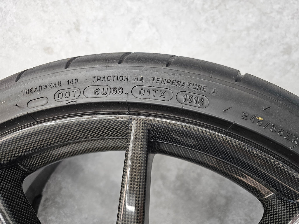 FERRARI 488 PISTA/ F8 CARBON ALLOY WHEELS SET WITH TYRES 70005638