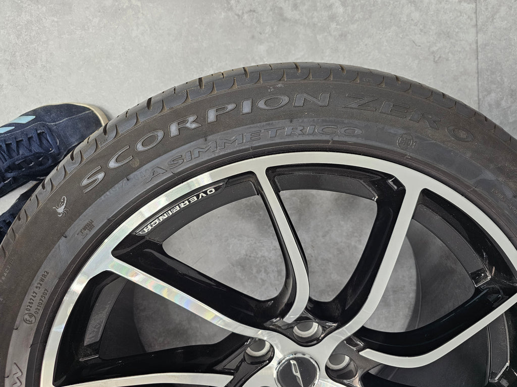 OVERFINCH 22″ LEGGERO FORGED ALLOY WHEELS WITH 2 x PIRELLI TYRES 2 x CONTINENTAL TYRES