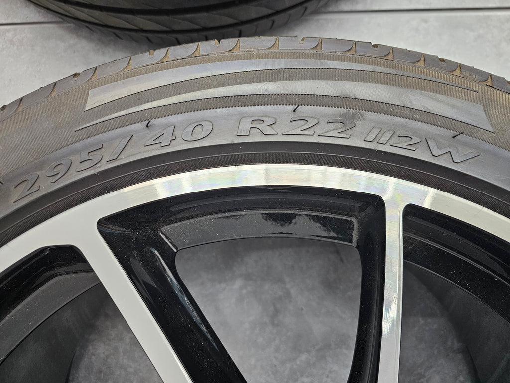 OVERFINCH 22″ LEGGERO FORGED ALLOY WHEELS WITH 2 x PIRELLI TYRES 2 x CONTINENTAL TYRES
