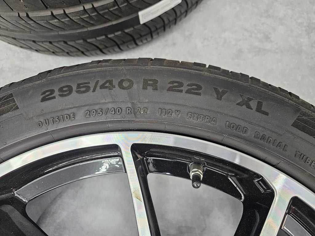 OVERFINCH 22″ LEGGERO FORGED ALLOY WHEELS WITH 2 x PIRELLI TYRES 2 x CONTINENTAL TYRES