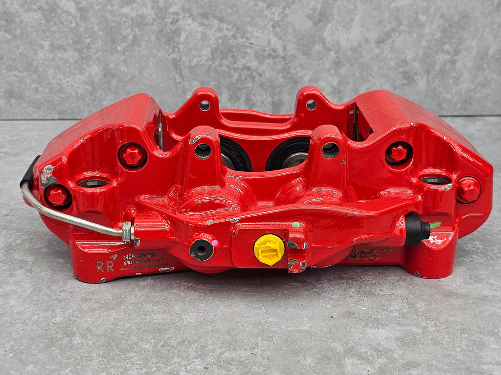 MCLAREN 720S REAR RIGHT 4-POT CERAMIC CALIPER (RED) 14CA065CP